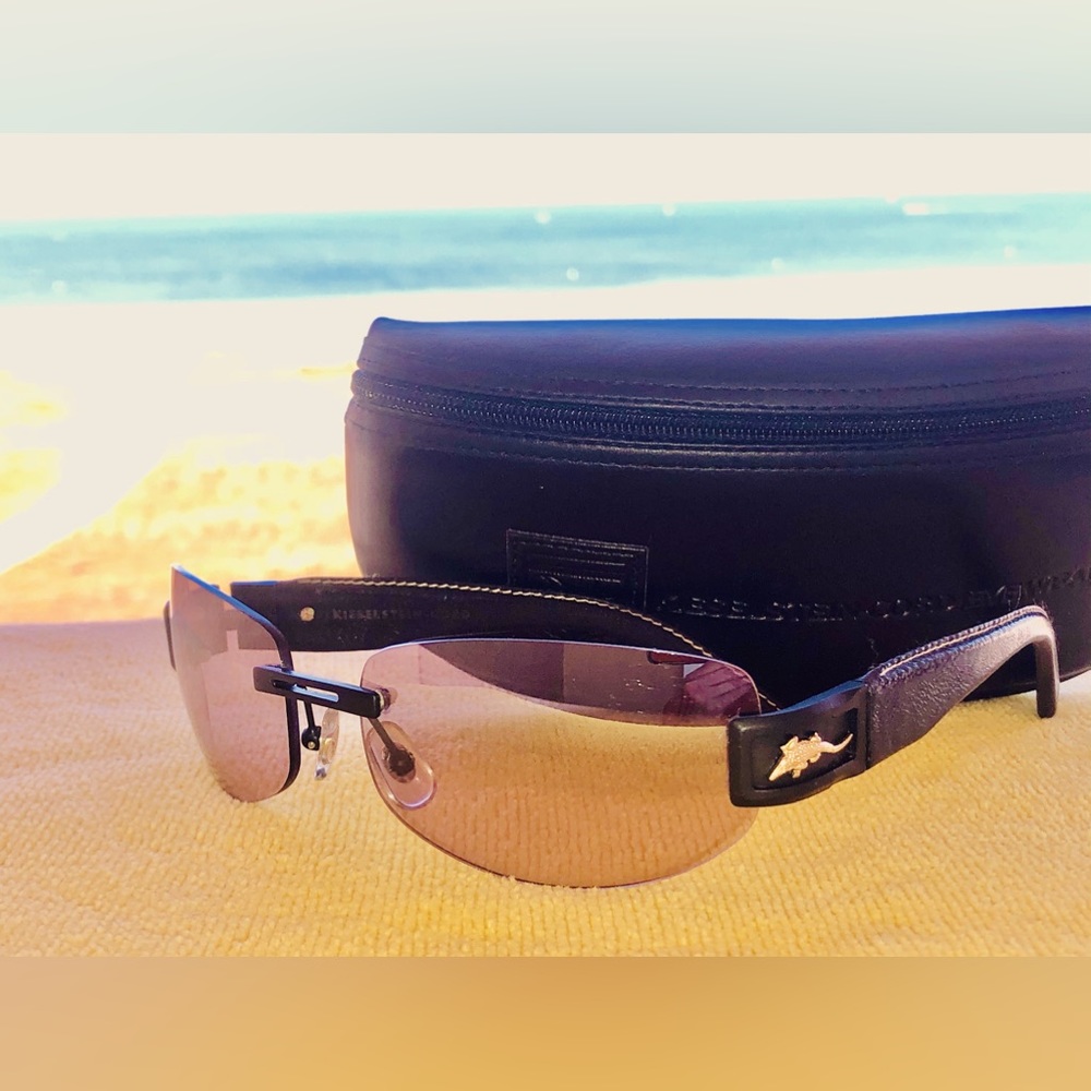 Kieselstien Cord Harlow sunglasses with case new without tags.